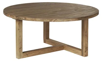Produktbild von Couchtisch aus massivem recyceltem Teakholz