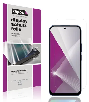 Produktbild von 4x Schutzfolie für Redmi 17 4G klar Displayschutzfolie Folie Display Schutz dipos