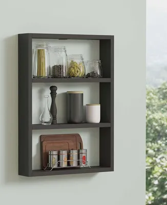 Produktbild von Skye Decor, Pr1-An, Wandregale, Anthrazit, Melamin-Spanplatte, 43,2 x 60 x 9 cm
