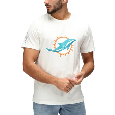 Produktbild von Recovered NFL Miami Dolphins Slub T-Shirt Ecru (Naturweiß) XXL