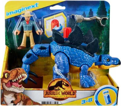Obrázek produktu pro Jucarie dinozaur Mattel, Imaginext, Jurassic World, Stegosaurus, Plastic, Multicolor
