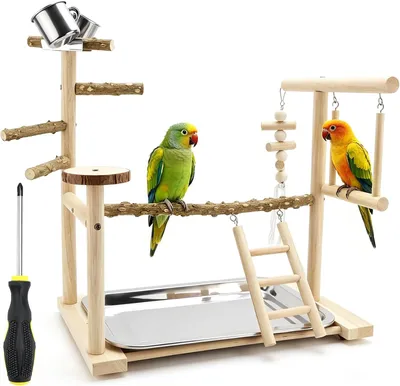 Produktbild von Vogelspielplatz, Schaukeln und Kletterleitern, für Papageien