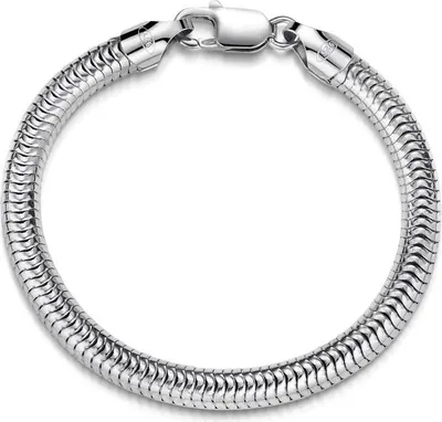 Produktbild von SILBERKETTEN STORE Schlangenkette Armband 6mm - 925 Silber, Länge wählbar von 18-25cm - 22cm
