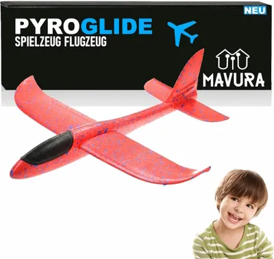Produktbild von PYROGLIDE Styroporflieger Wurfgleiter Gleitflieger XL Styropor
