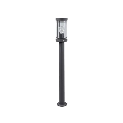 Produktbild von Lindby Wegelampe Djori, 80 cm, anthrazit, Edelstahl, E27