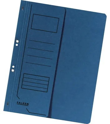 Produktbild von Falken Ösenhefter , A4, halb. Vorderd., blau