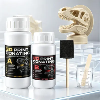 Epoxidharz-Beschichtung für 3D-Druck, 264 g + 88 g, transparent
