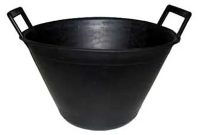 Immagine prodotto di secchio muratore due manici 10 lt colore nero