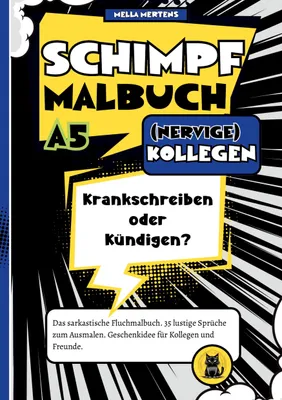 Produktbild von Schimpfmalbuch (NERVIGE) Kollegen