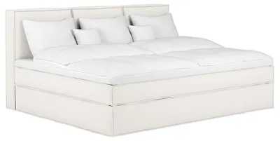Produktbild von home24 Familienbett - Boxspringbett - Flachgewebe