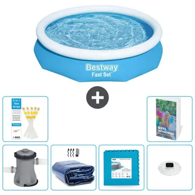 Immagine prodotto di Bestway Fast Set, piscina rotonda - 305x66 cm - 5 pezzi, modello S326