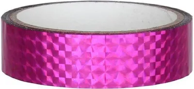 Produktbild von Hologramm Deko Klebeband 25mm x 30m, Pink