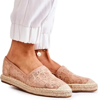 Produktbild von Klassische durchbrochene Espadrilles für Damen Nude Catris 36