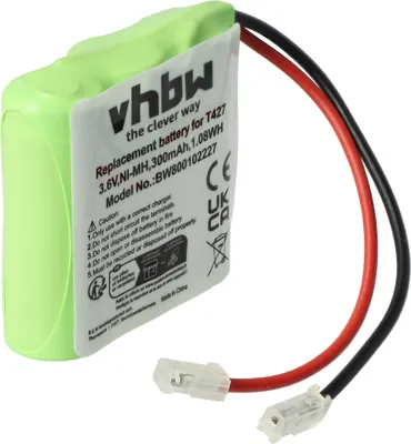Produktbild von vhbw Akku kompatibel mit Doro 8075, 8085 schnurlos Festnetz Telefon (300 mAh, 3,6 V, NiMH)