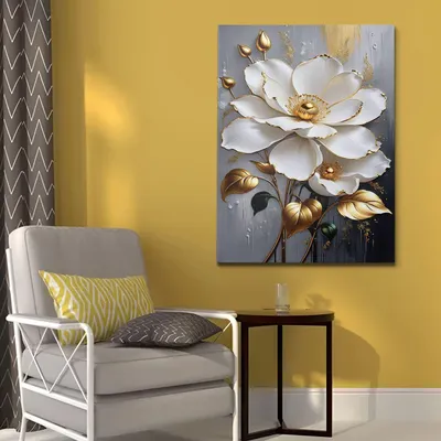 Produktbild von Wallity, KNV10088 - 5070, Dekoratives Leinwandgemälde, Mehrfarbig, Leinwand, 50 x 70 cm