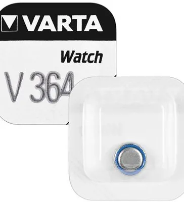 Image de Pile bouton VARTA Silver Oxide, 364 SR60, 1.55V, 10 pièces
