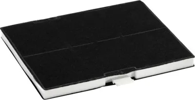 A single carbon filter for a range hood, shown from a slightly elevated diagonal angle.