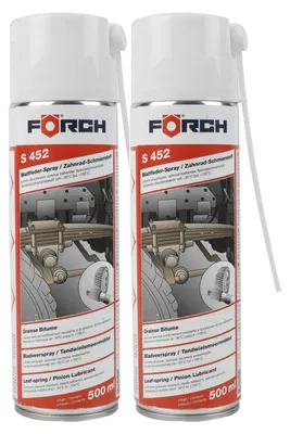 Produktbild von 2x Förch Blattfeder Spray S452 Zahnrad Schmierstoff Ketten Draht- Seilfett 500ml