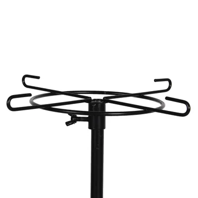 Immagine prodotto di Clayre & Eef, appendiabiti a 4 ganci, diametro 25 cm, colore nero, metallo