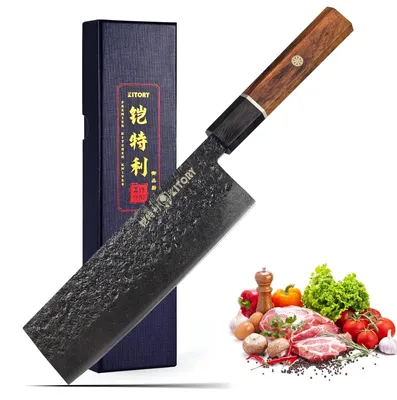 Nakiri & Usuba Gemüsemesser 16,5 cm, scharf, Holzgriff
