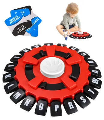 Produktbild von Denk-Wortspiel, Buchstabendrückspiel, schnelles Brettspiel, Spaß und Strategie, interaktives Spielzeug, Lernspiel für Kinder und die ganze Familie