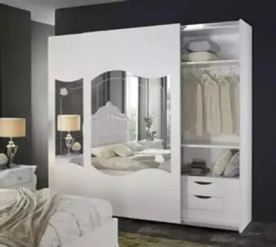 Produktbild von Kleiderschrank Garderobenschrank Design Schlafzimmer Schrank Möbel Holz