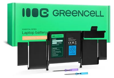 Image de Green Cell - Batterie pour ordinateur portable (équivalente à : Apple A1582) - Lithium-polymère - 74,9 Wh - Noir - pour Apple MacBook Pro avec écran Retina 13,3 pouces (fin 2013, mi-2014, début 2015)