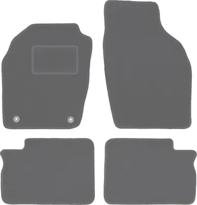Produktbild von Graphit-Fußmatten für: Opel Agila A Schrägheck (2000-2007)
