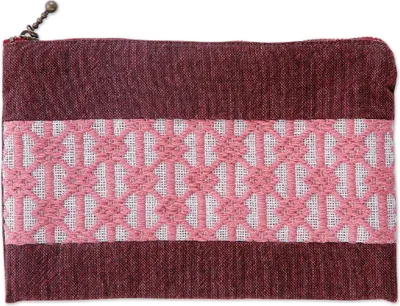 Produktbild von Olympus Kogin Stickpackung "Flacher Beutel Rote Pflaume ", Zählmuster, 13x20cm, Original aus Japan