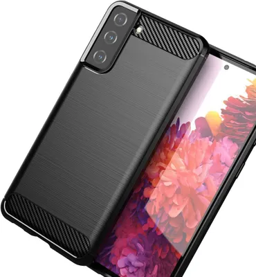 Produktbild von Karbonhülle Flexible Hülle Samsung Galaxy S21+ 5G (S21 Plus 5G) Schwarz