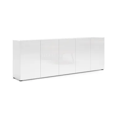 Produktbild von Sideboard >Mister< in weiss, Lack Hochglanz - 225x80x38cm (BxHxT)