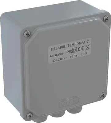Obrázok produktu pre Skrinka elektroniky Delabie Multifunkt. 230/12V f. TEMPOMATIC WC w. Transformátor