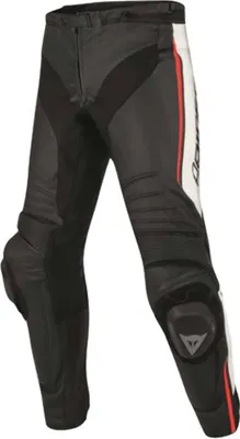 Produktbild von Dainese Misano Lederhose, schwarz/weiß/rot, 56