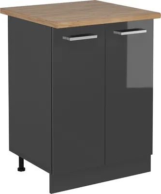 Immagine prodotto di Mobiletto base cucina Vicco R-Line Antracite lucido 60 cm , PL Rovere, Model 53423
