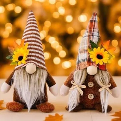 Productafbeelding van Set van 2 Herfstdecoratie Kabouters