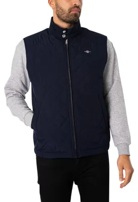 Image de Gant Windcheater gilet bleu M homme bleu M