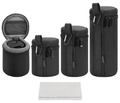 Productafbeelding van Lenshoes lenstasje - Set - Lenshoesjes - Neopreen - Voor fotolenzen