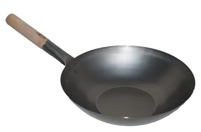 Produktbild von Wok Pfanne 30 cm Ø flacher Boden (Gas) Wokpfanne Gastronomie, AAF Nommel®
