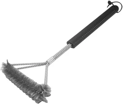 Obrázek produktu pro Kartáč na gril – ergonomický design, nerezová ocel – čistič grilů