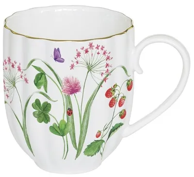 Produktbild von Becher, Tasse EN PLEIN AIR Frühlingswiese für 300ml aus Porzellan Easy Life