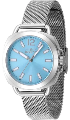Obrázok produktu pre Invicta Wildflower 47323 Dámske Hodinky - Quartz Hnacie - Nerezová Oceľ s Modrým Ciferníkom - 32 mm