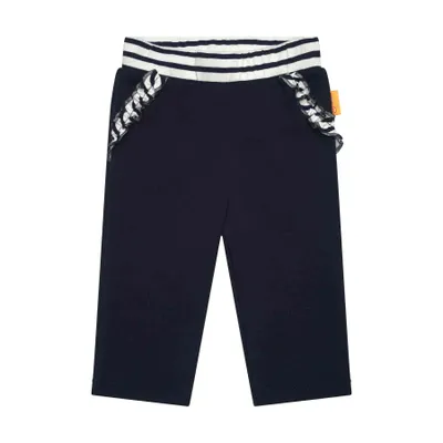 Produktbild von Jogginghose Mädchen, mit gestreifte Rüschen, steiff navy,Gr.68