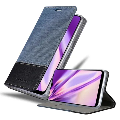 Produktbild von Cadorabo Hülle für Samsung Galaxy A20 / A30 / M10s Schutzhülle in Blau Handy Hülle Etui Book Case Cover