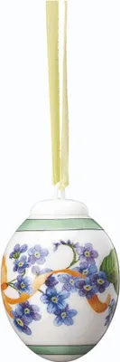 Produktbild von Hutschenreuther Deko-Mini-Ei Frühlingswiese - Vergissmeinnicht, Porzellan, Mehrfarbig, 5.2 cm, 02254-723592-27956