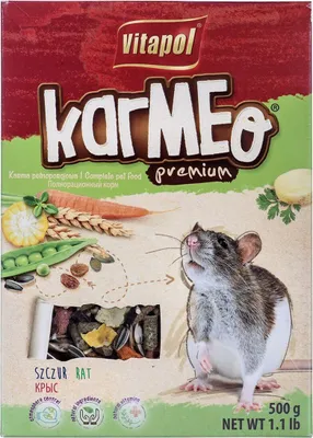 Zdjęcie produktu dla VITAPOL Karmeo Premium - karma dla szczurów - 500g