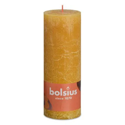 Zdjęcie produktu dla Bolsius Rustiko Shine, Cylidner, Żółty, 85 h, 1 szt.