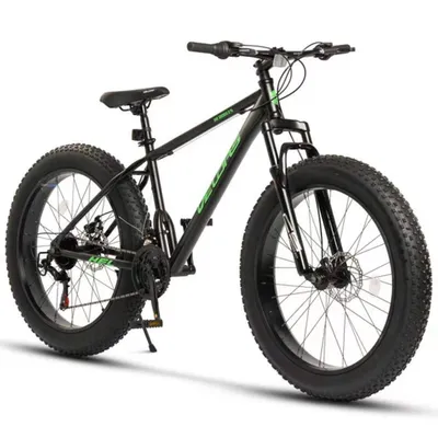 Produktbild von VELORS Fatbike 26 Zoll Mountainbike 4,0 Fatbike MTB für Herren Damen, Jungen 21 Gang Shimano Tourney Schaltwerk mechanische Scheibenbremse Fat Bike