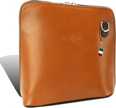 Produktbild von Florence Damen Abendtasche cognac braun Echtleder D2OTF109O