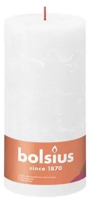 Productafbeelding van Bolsius Rustiekkaars 200/100 Cloudy White (1 stuk)
