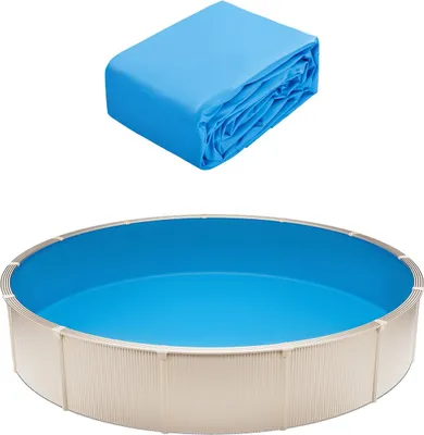 Productafbeelding van Binnenfolie, zwembadfolie, vervangfolie, binnenbekleding, zwembadfolie, diameter 460 cm, lengte 120 cm
